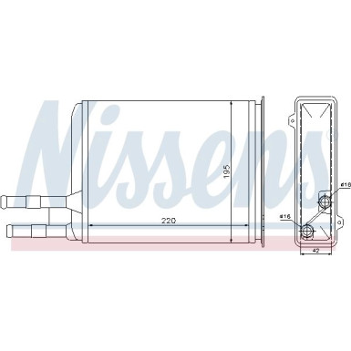 Heizkühler PKW 73984
