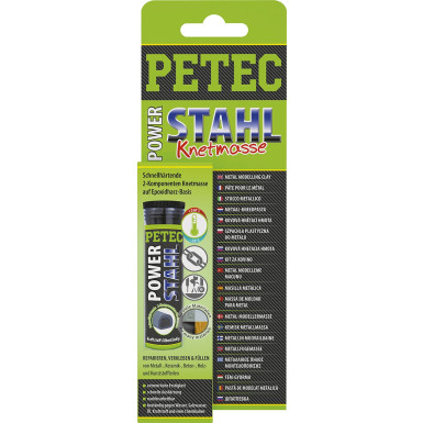 Petec Power Stahl 50 G SB-Karte POWER Stahl, Reparatur-Knetmasse 97450