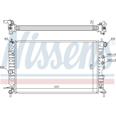 Wasserkühler PKW 630121