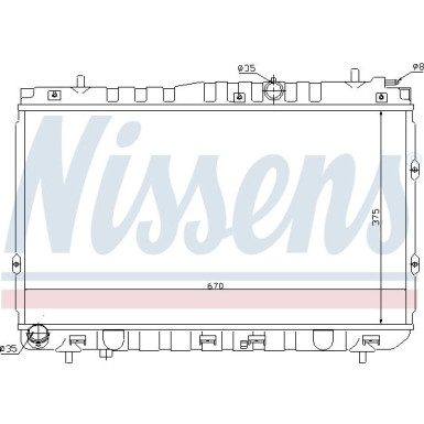 Wasserkühler PKW 66681 Wasserkühler PKW 66681