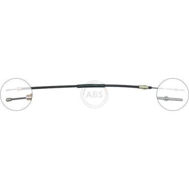 A.B.S. Handbremsseil Seilzug Festellbremse K15587 A.B.S. Handbremsseil Seilzug Festellbremse K15587