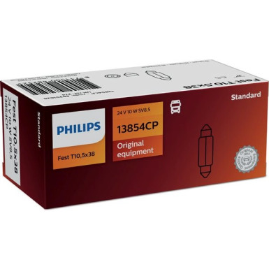 Festoon T10,5x38 10W 24V 10W SV8,5 Soffittenlampe 13854CP