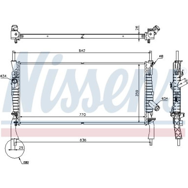 Wasserkühler PKW FORD TRANSIT +KL 2.2/2.4TDCi 06 69226