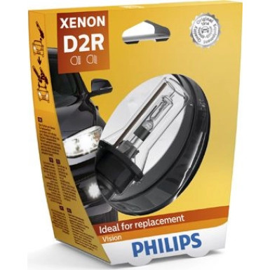 D2R 35W P32d-3 Xenon Vision Original Equipment 1 Stück Philips Xenon-Lampe 85126VIS1
