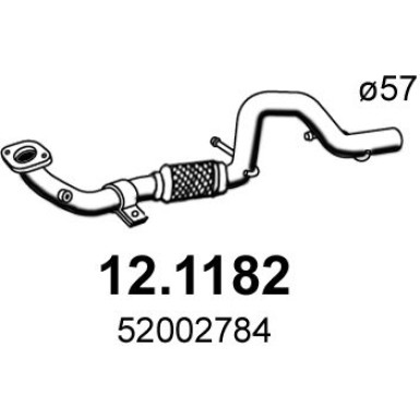 Abgasrohr 12.1182