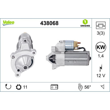 Anlasser 438068