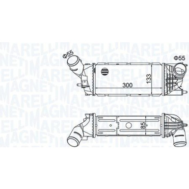 MAGNETI MARELLI Ladeluftkühler 351319205120 MAGNETI MARELLI Ladeluftkühler 351319205120