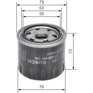Ölfilter F 026 407 128 Ölfilter F 026 407 128