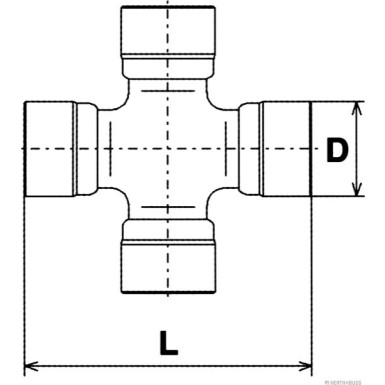 GELENK, LÄNGSWELLE J2929003 GELENK, LÄNGSWELLE J2929003