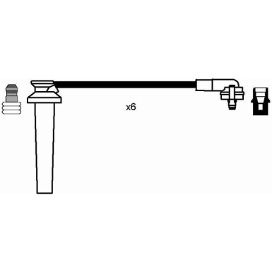 RC-FD1204 NGK - Zündkabelsatz FORD Cougar 00-01 7701