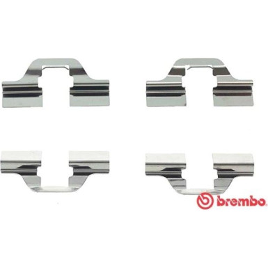 BREMBO Zubehörsatz, Scheibenbremsbelag A 02 205 PRIME LINE