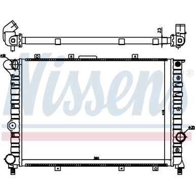 Wasserkühler PKW 60044