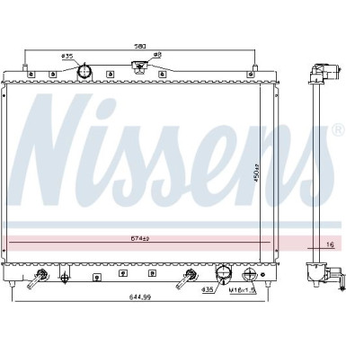 Wasserkühler PKW 68116