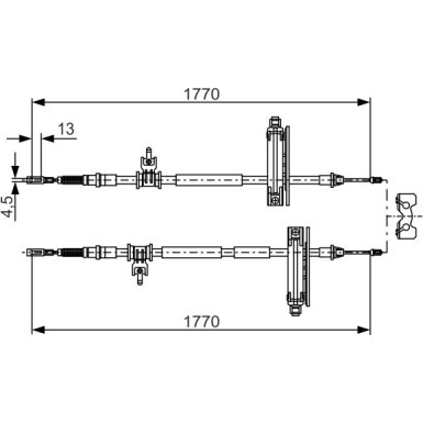 Handbremsseil 1987477931 Handbremsseil 1987477931