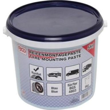 BGS Reifenmontagepaste für Run-Flat-Reifen blau 5 kg 9383
