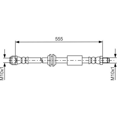 Bremsschlauch MERCEDES 1987481751