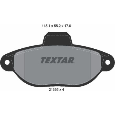 Bremsbelagsatz Fiat P. Cc Siehe Katalog 2136502 Bremsbelagsatz Fiat P. Cc Siehe Katalog 2136502
