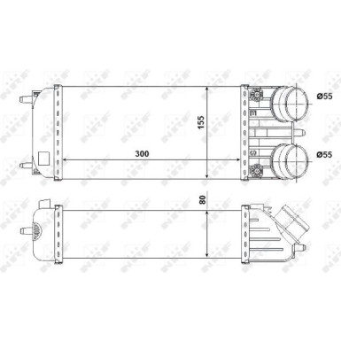 Ladeluftkühler NRF30543 Ladeluftkühler NRF30543