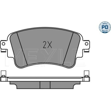 Bremsbelagsatz, Scheibenbremse MEYLE-PD: Advanced performance and design 025 223 0817/PD Bremsbelagsatz, Scheibenbremse MEYLE-PD: Advanced performance and design 025 223 0817/PD