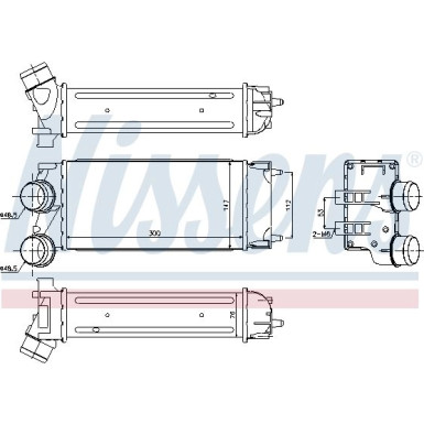 Ladeluftkühler PKW 96514
