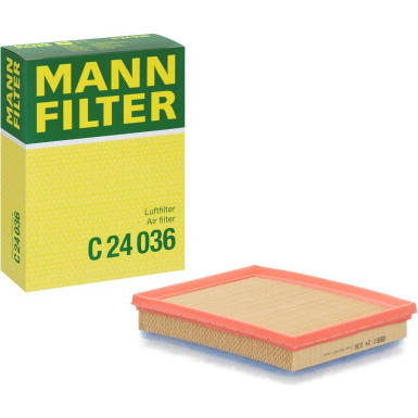 Mann & Hummel Luftfilter PKW CITR,PEUG 3008,5008 1.5 HDi 17 C 24 036