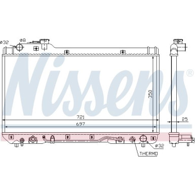 Wasserkühler PKW 64761 Wasserkühler PKW 64761