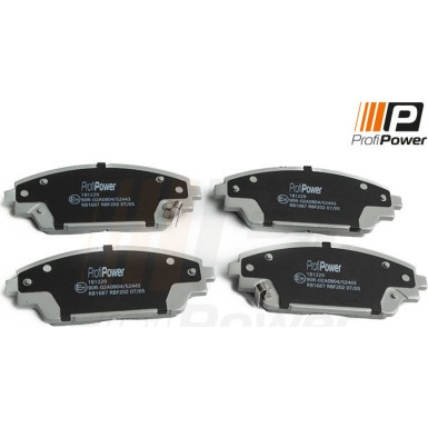 PROFIPOWER Bremsbelagsatz, Scheibenbremse 1B1229 PROFIPOWER Bremsbelagsatz, Scheibenbremse 1B1229