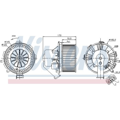 Innenraumgebläse MERCEDES SPRINTER 87105 Innenraumgebläse MERCEDES SPRINTER 87105
