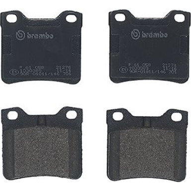 BREMBO Bremsklötze HA P 61 058 BREMBO Bremsklötze HA P 61 058