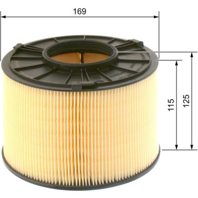 Luftfilter F 026 400 393 Luftfilter F 026 400 393