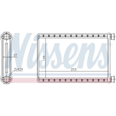 Heizkühler PKW 70523