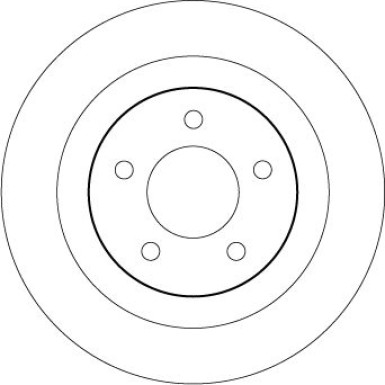 Bremsscheibe Mazda T. 5 DF4468