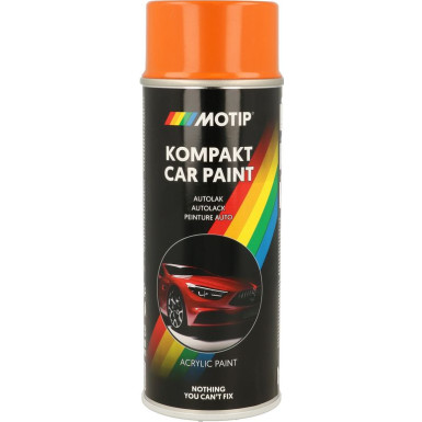 MoTip Autolack Acryl Kompakt orange 400ml KOMPAKT AUTOLACK orange hochglänzend 400 ml 42750