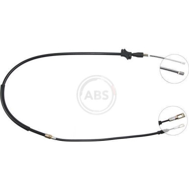 A.B.S. Handbremsseil Seilzug Festellbremse K10076 A.B.S. Handbremsseil Seilzug Festellbremse K10076