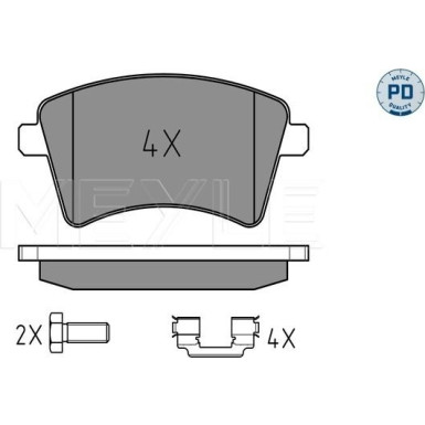 Bremsbelagsatz Renault P. Kangoo 08 025 246 9318/PD Bremsbelagsatz Renault P. Kangoo 08 025 246 9318/PD
