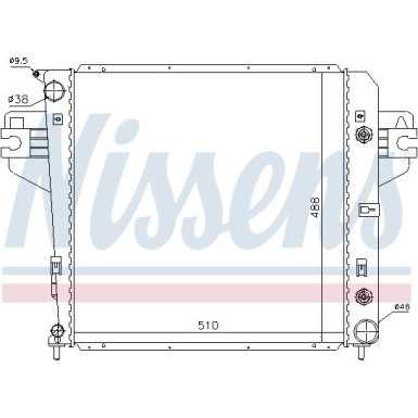 Wasserkühler PKW 61017 Wasserkühler PKW 61017