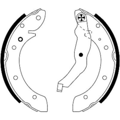 Bremsbacken Bmw E36 91044000 Bremsbacken Bmw E36 91044000