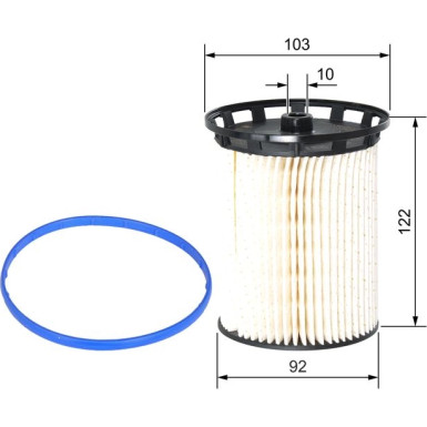 Kraftstofffiltereinsatz Diverse F 026 402 221