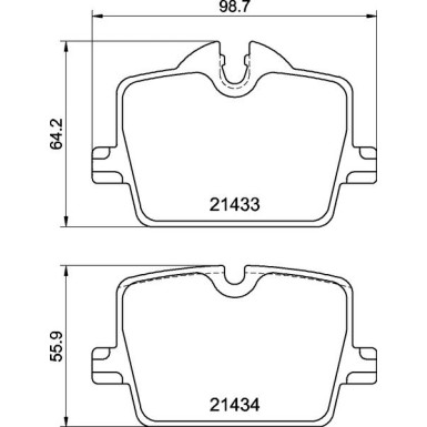 BREMBO Bremsklötze HA P 06 114