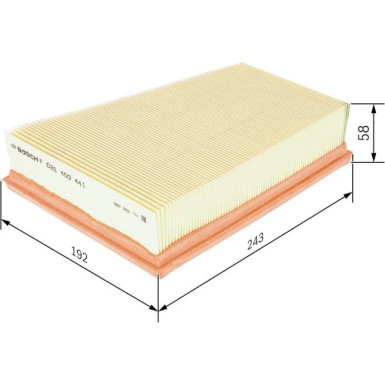 Luftfilter RENAULT F 026 400 441