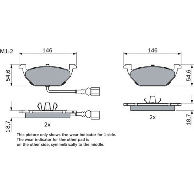 Bremsklötze AUDI,SEAT,SKODA,VW 0 986 494 524 Bremsklötze AUDI,SEAT,SKODA,VW 0 986 494 524