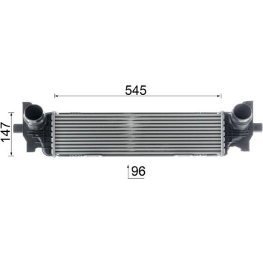 Ladeluftkühler BEHR Premium Line CI 660 000P Ladeluftkühler BEHR Premium Line CI 660 000P