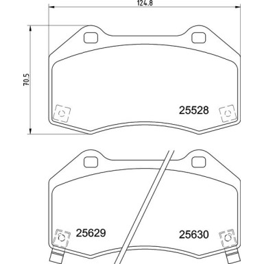 BREMBO Bremsklötze VA OPEL Corsa E 14 PRIME LINE P 59 094
