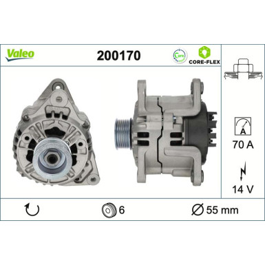 VALEO Generator 200170 VALEO Generator 200170