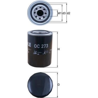 MAHLE Ölfilter OC 273