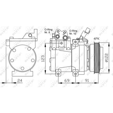 Kompressor, Klimaanlage 32205