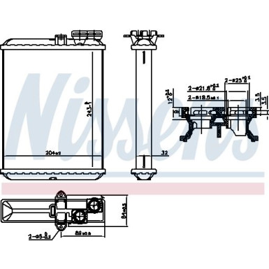 Heizkühler PKW 707102 Heizkühler PKW 707102