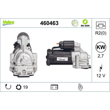VALEO Anlasser 458470 VALEO Anlasser 458470