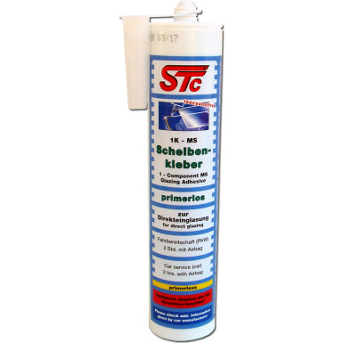 STC 1K - MS Polymer Scheibenkleber primerlos Kartusche 290 ml | 7726 STC 1K - MS Polymer Scheibenkleber primerlos Kartusche 290 ml | 7726