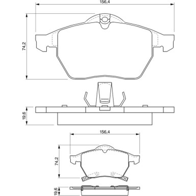 Bremsklötze OPEL,SAAB 0 986 424 488